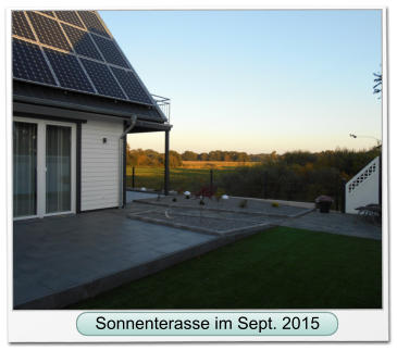 Sonnenterasse im Sept. 2015 Sonnenterasse im Sept. 2015